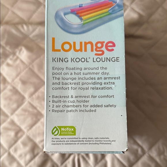 Intex King Kool Lounge Inflatable Pool Float - Multicolor - Picture 2 of 2
